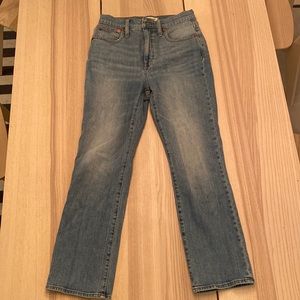 Madewell slim Demi boot jeans